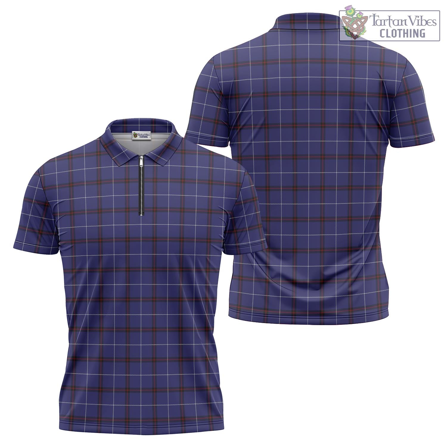 McCallie Tartan Zipper Polo Shirt Unisex - Tartan Vibes Clothing