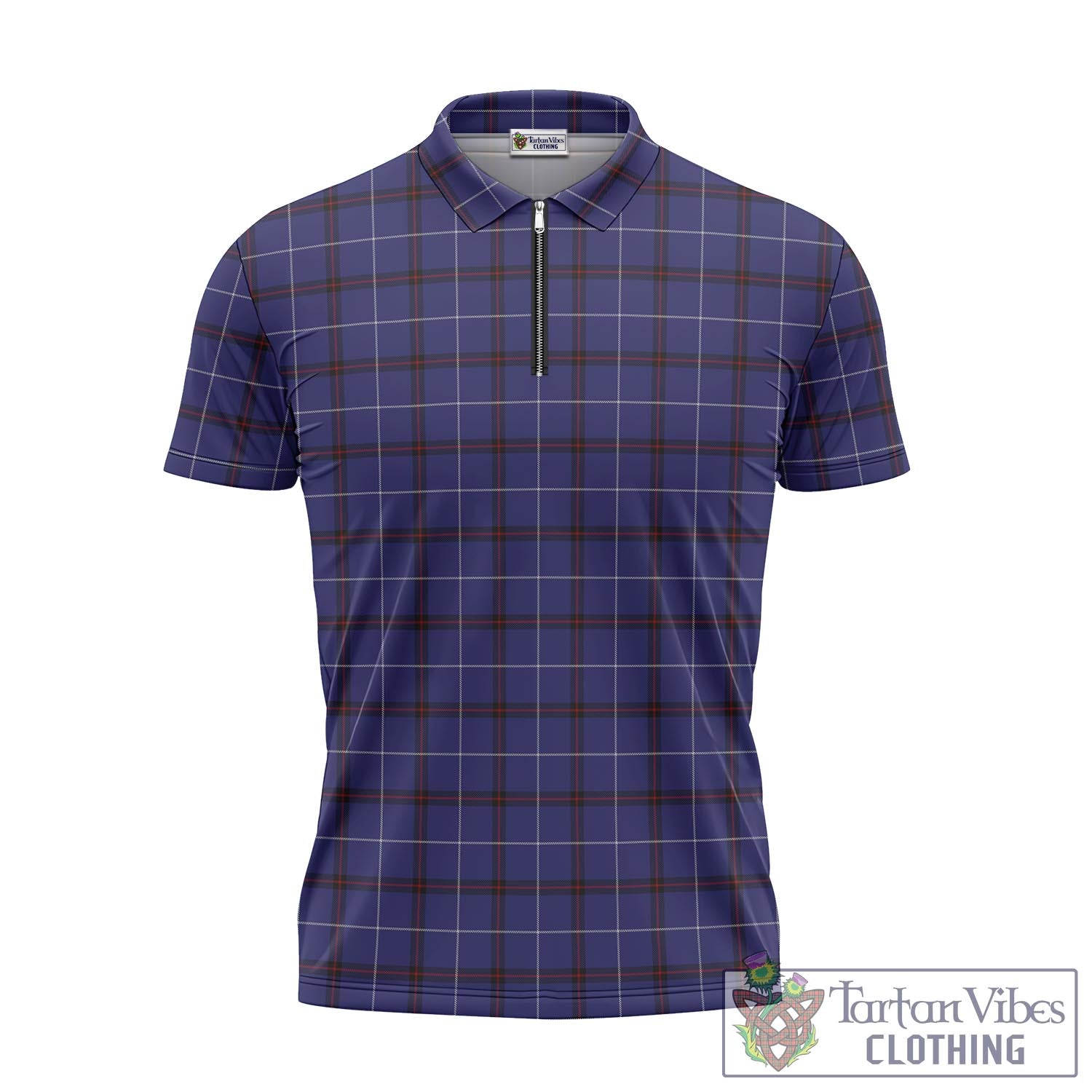 McCallie Tartan Zipper Polo Shirt - Tartan Vibes Clothing
