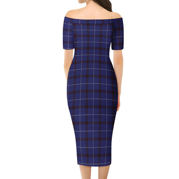 McCallie Tartan Off Shoulder Lady Dress - Tartan Vibes Clothing