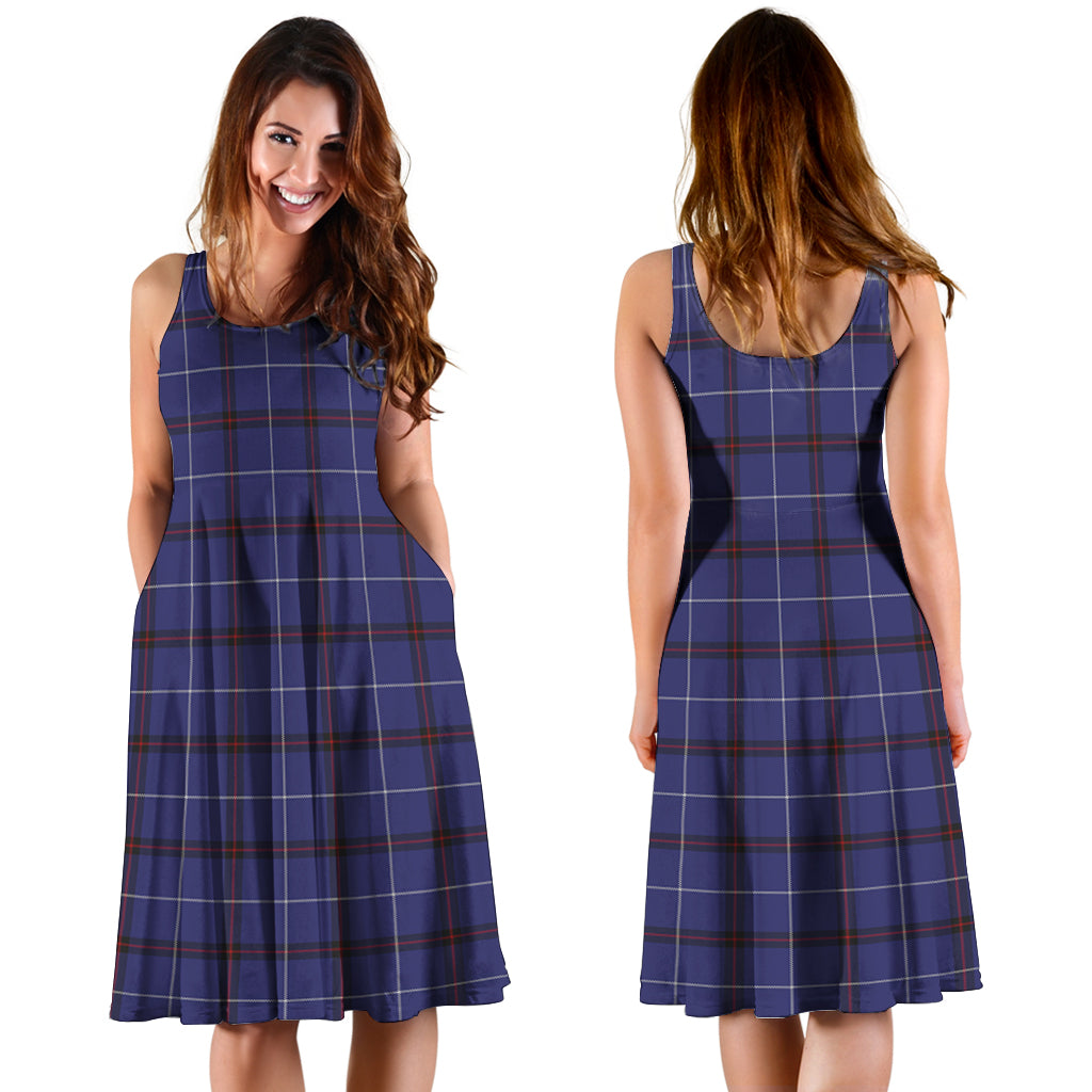 McCallie Tartan Sleeveless Midi Womens Dress - Tartan Vibes Clothing