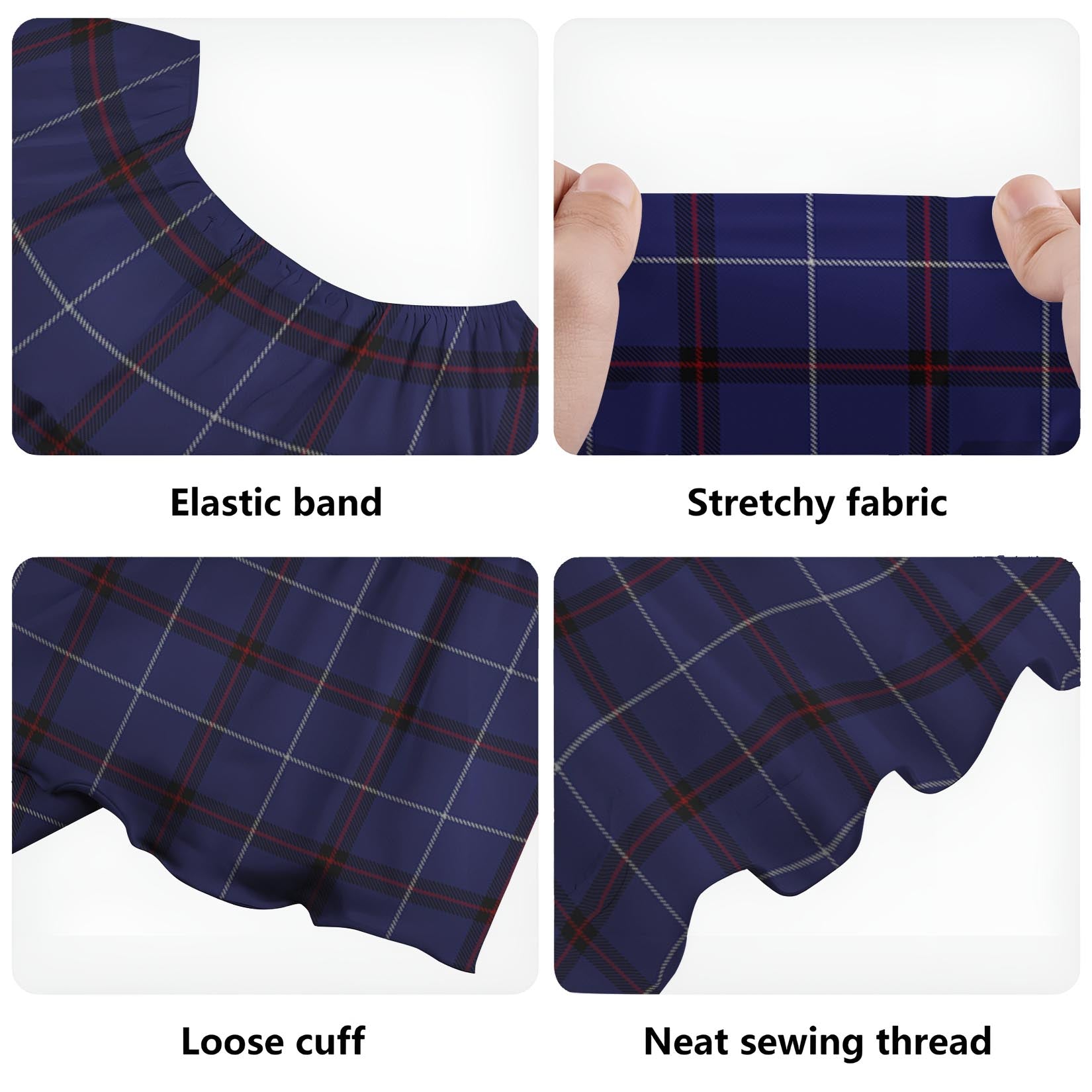 McCallie Tartan Off Shoulder Long Dress - Tartan Vibes Clothing