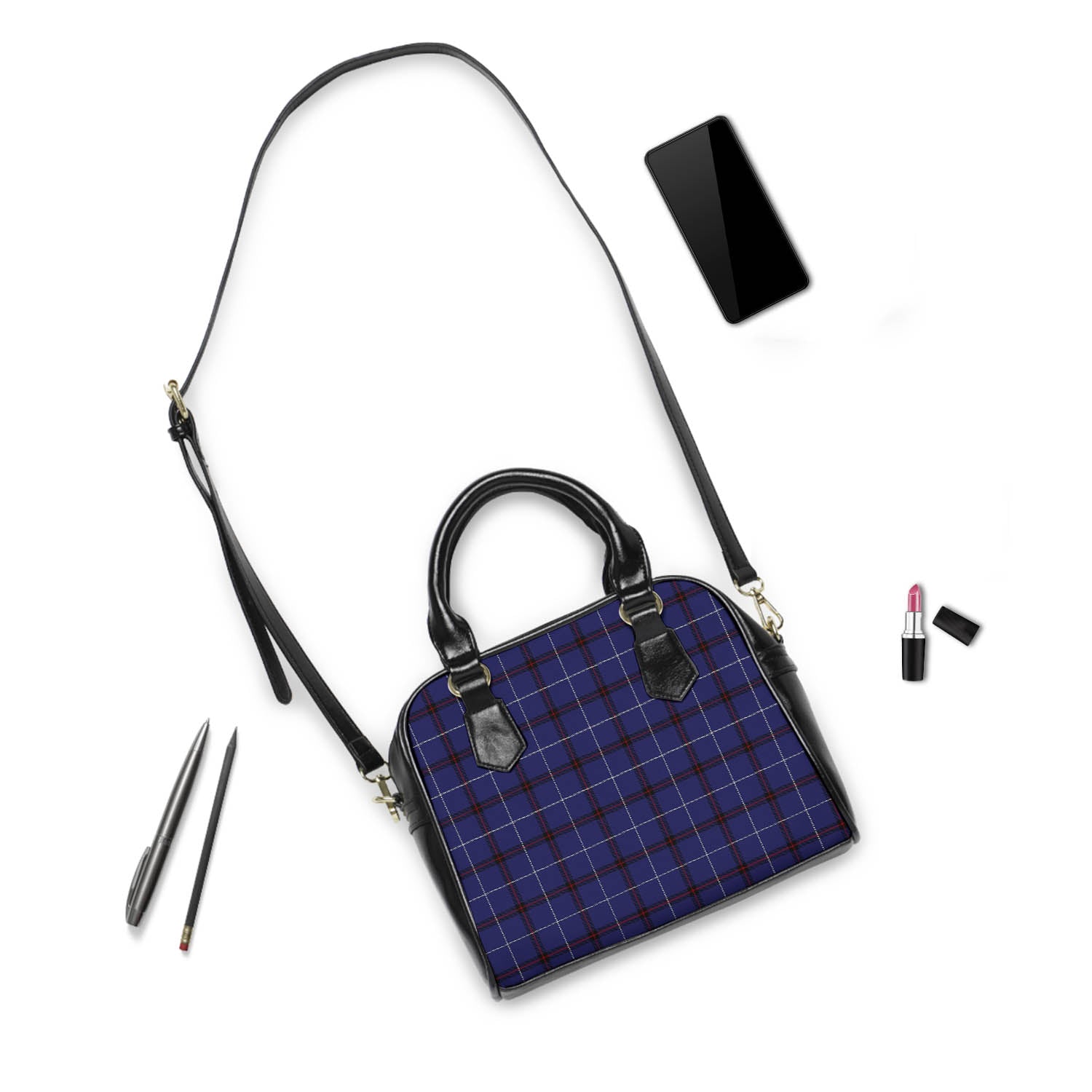 McCallie Tartan Shoulder Handbags - Tartan Vibes Clothing