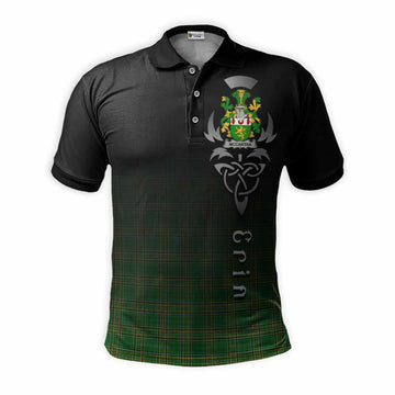 Tartan Vibes Clothing McCartan Irish Clan Polo Shirt with Coat of Arms Erin Go Bragh Celtic Inspired
