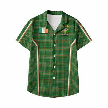 McCartan Irish Clan Coat of Arm Tartan Kid Hawaiian Shirt Flag Style