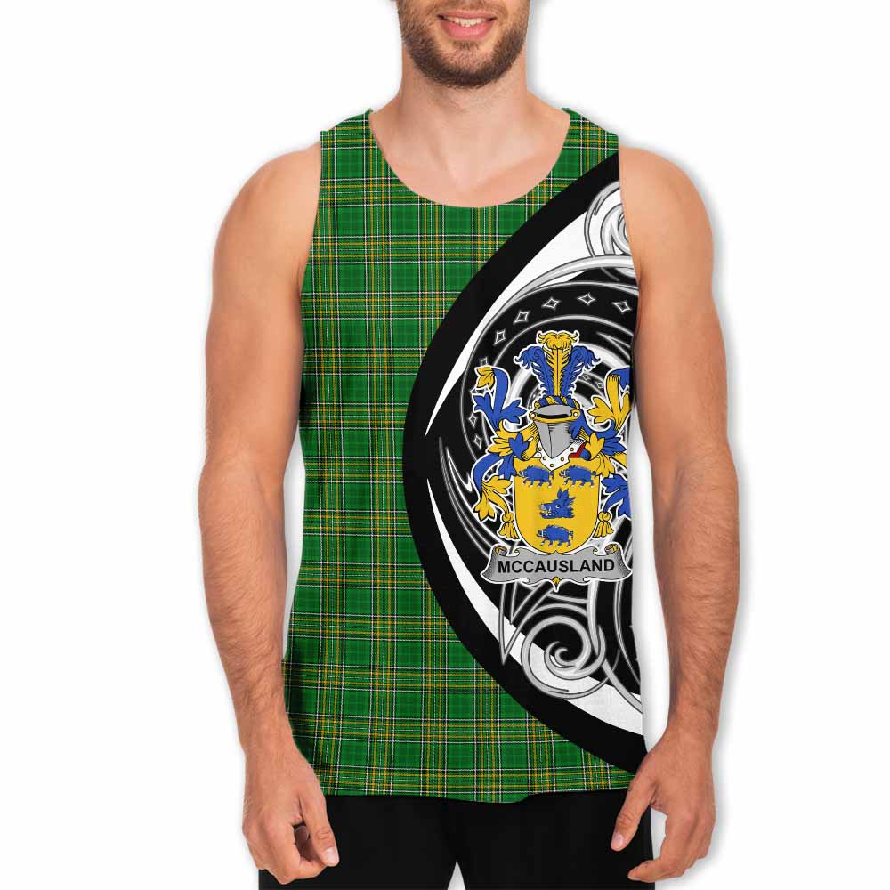 McCausland Irish Clan Men's Tank Top Celtic Circle Style Men - Tartan Vibes Clothing