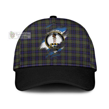 Tartan Vibes Clothing McClellan Tartan Classic Cap with Family Crest In Me Style