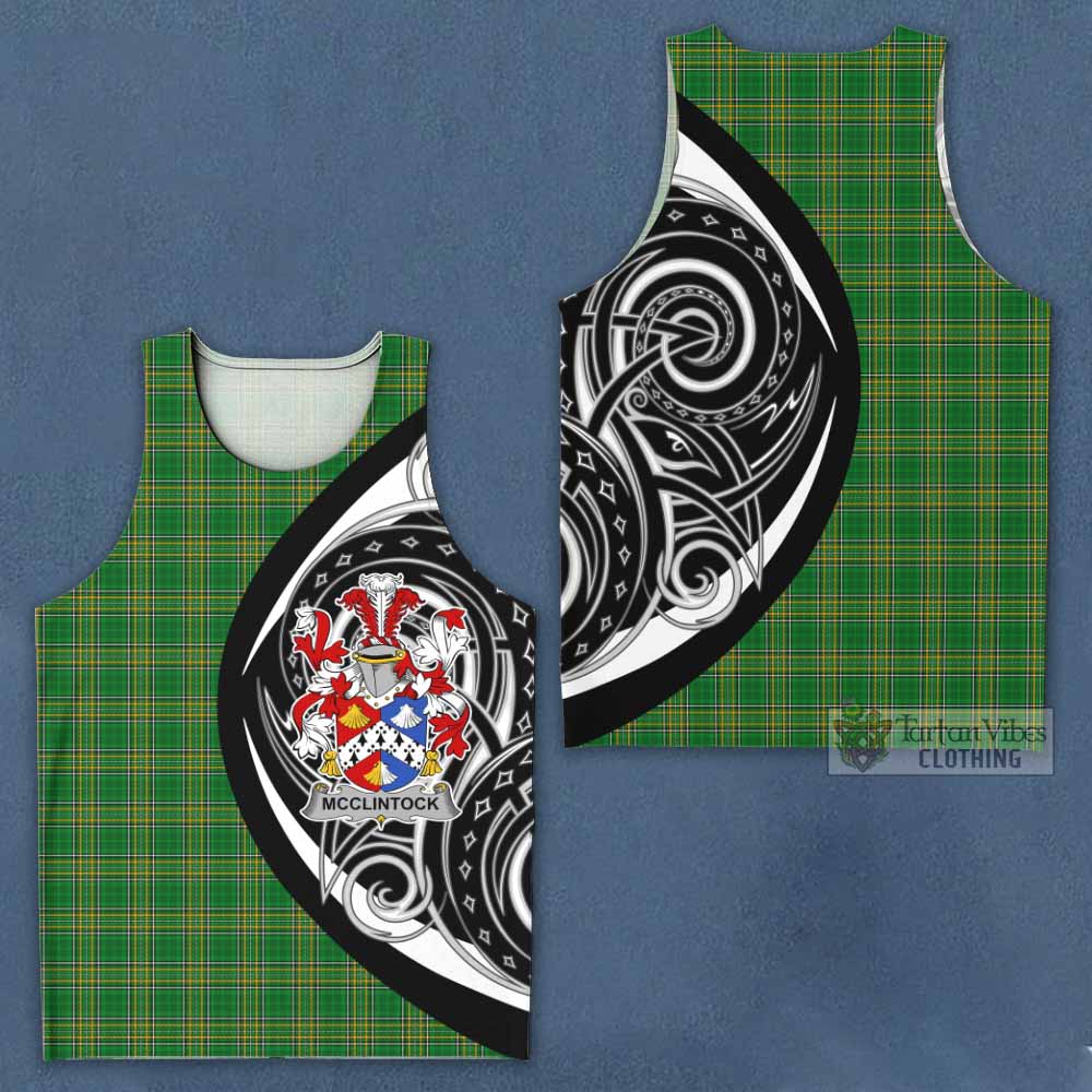 McClintock Irish Clan Men's Tank Top Celtic Circle Style - Tartan Vibes Clothing