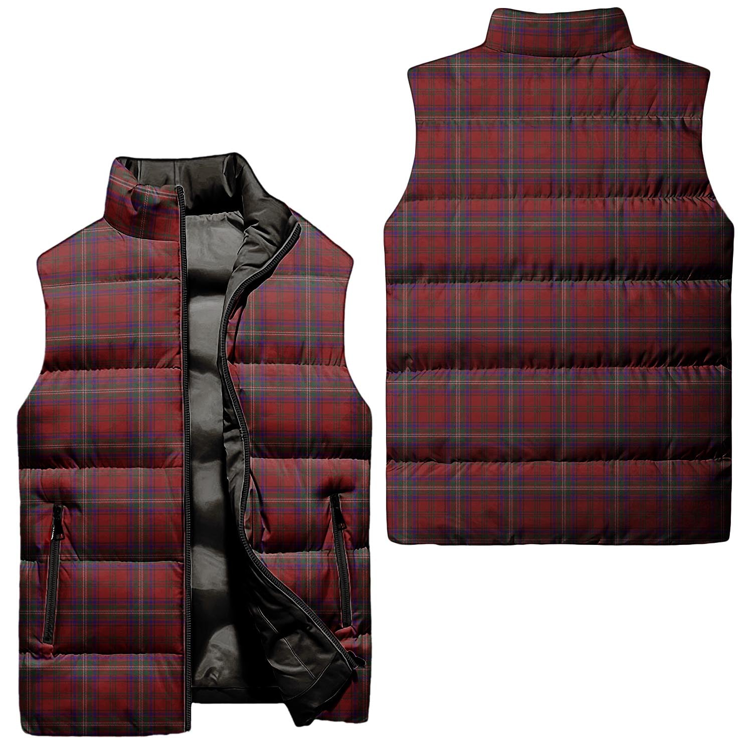 McClure Tartan Sleeveless Puffer Jacket Unisex - Tartan Vibes Clothing