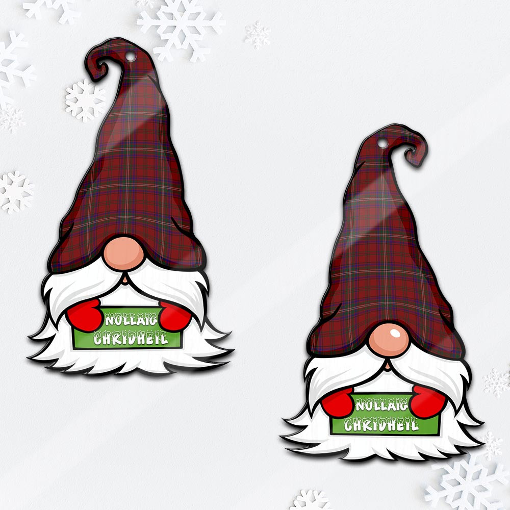 McClure Gnome Christmas Ornament with His Tartan Christmas Hat - Tartan Vibes Clothing