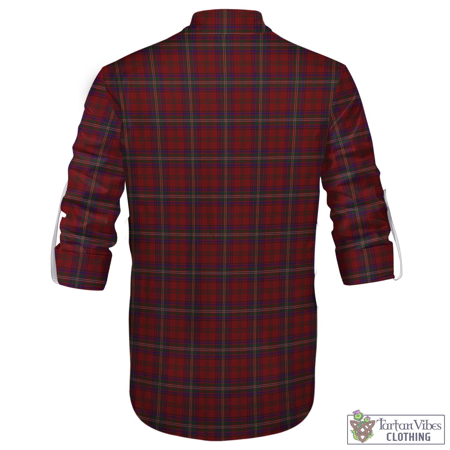 McClure Tartan Men's Scottish Traditional Jacobite Ghillie Kilt Shirt - Tartan Vibes Clothing