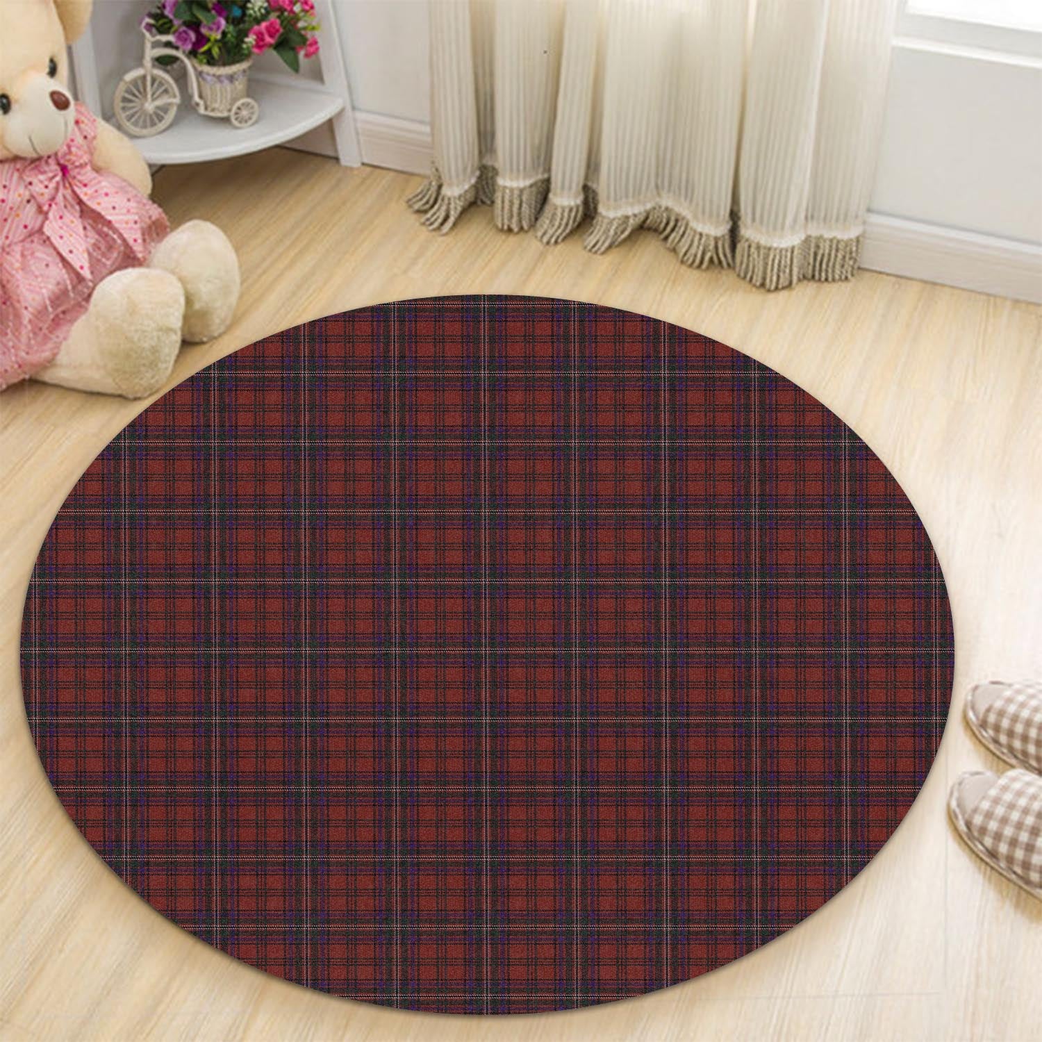 McClure Tartan Round Rug - Tartan Vibes Clothing