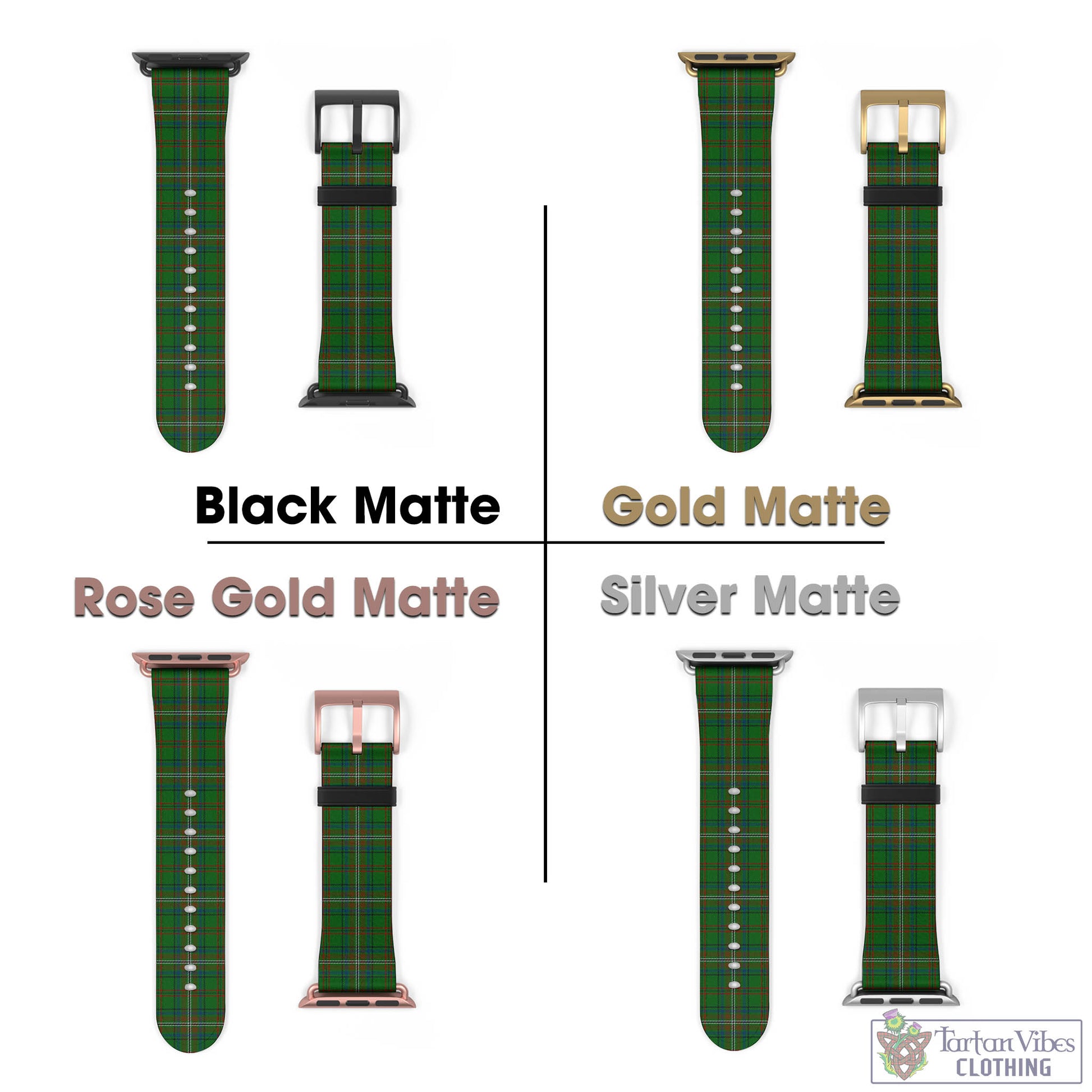 McClure Hunting Tartan Watch Band 42 - 45 mm - Tartan Vibes Clothing