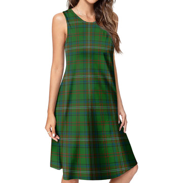 McClure Hunting Tartan Womens Casual Dresses 4XL - Tartan Vibes Clothing