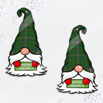 McClure Hunting Gnome Christmas Ornament with His Tartan Christmas Hat