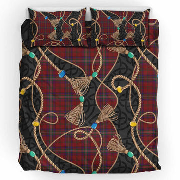 McClure Scottish Tartan Twisted Ropes Stylized Bedding Set UK Bedding Set UK King 91*87 inch - Tartan Vibes Clothing