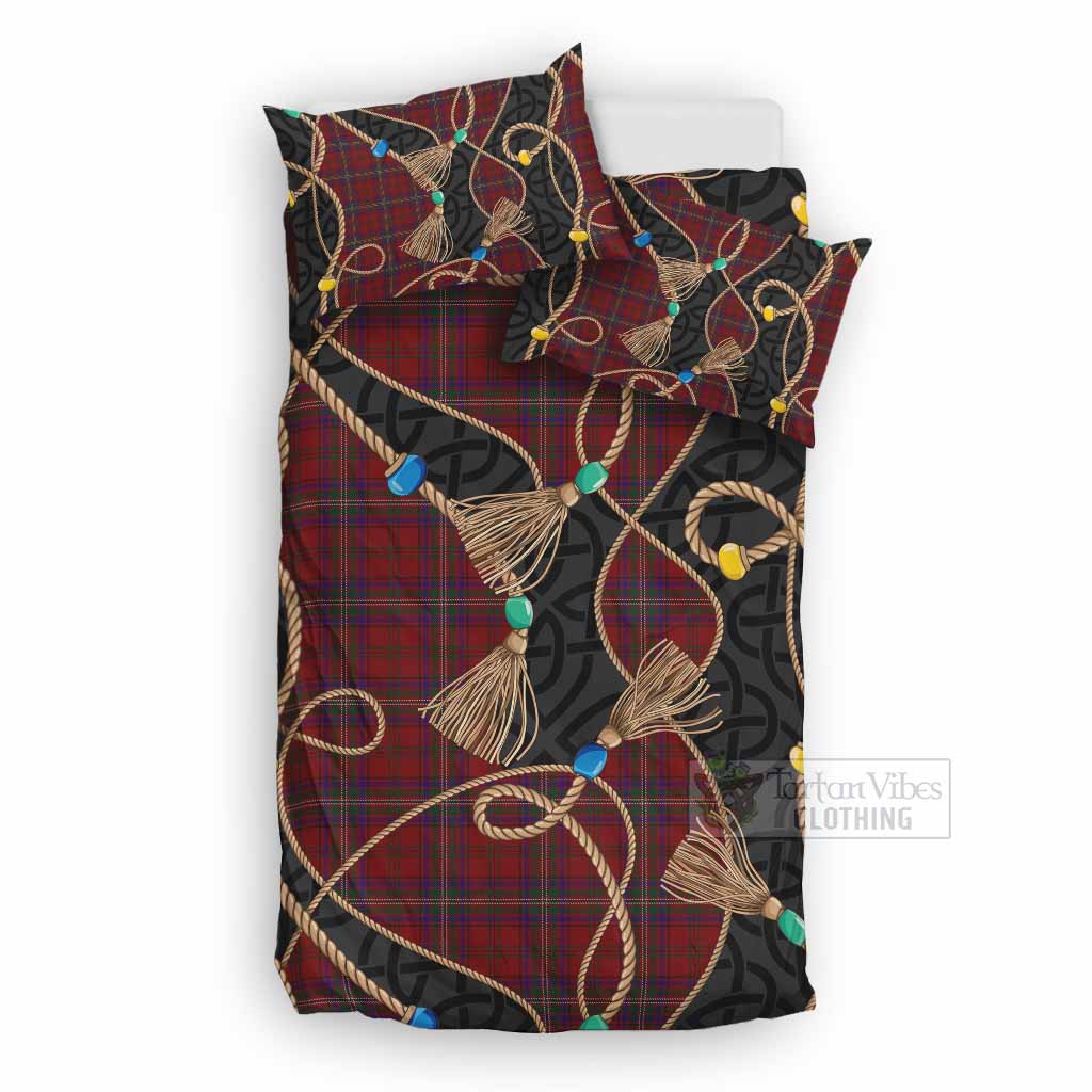 McClure Scottish Tartan Twisted Ropes Stylized Bedding Set UK Bedding Set UK Double 79*79 inch - Tartan Vibes Clothing