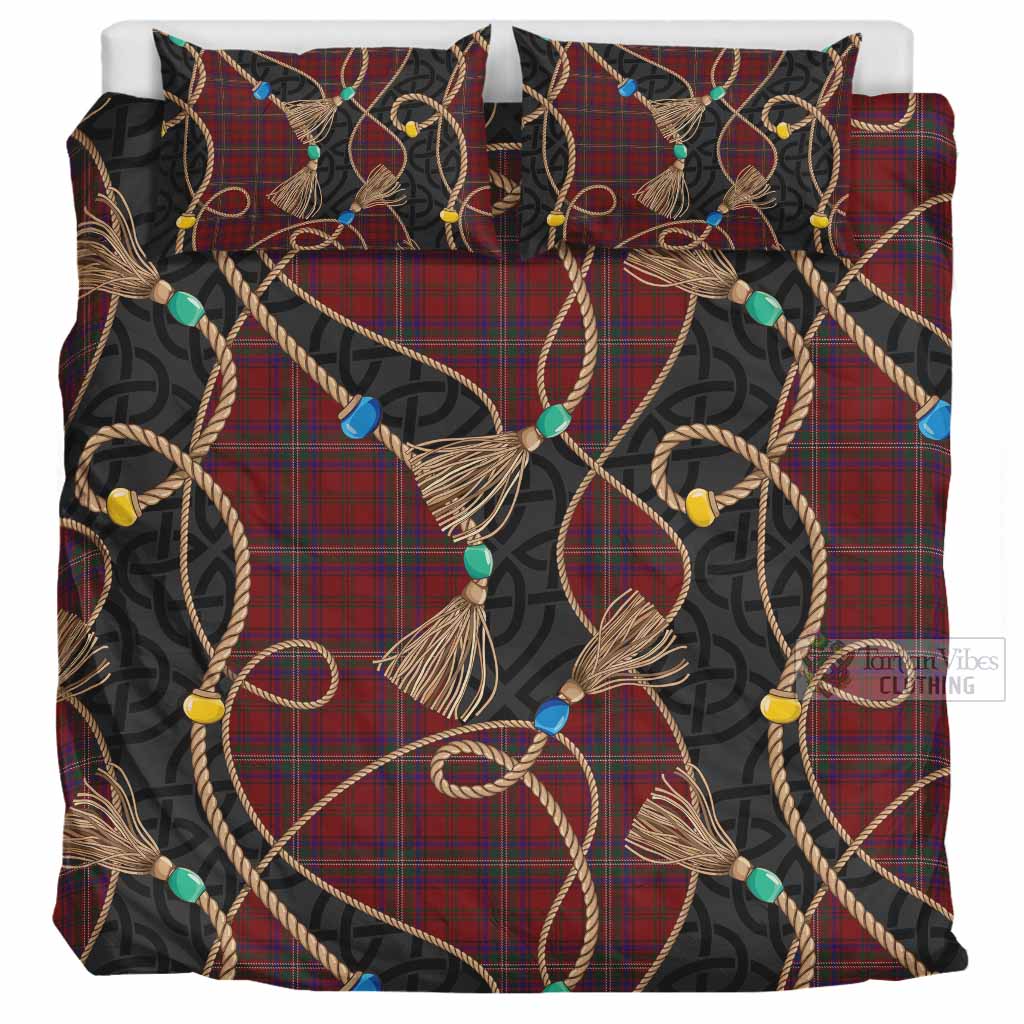 McClure Scottish Tartan Twisted Ropes Stylized Bedding Set UK Bedding Set UK Super King 104*94 inch - Tartan Vibes Clothing