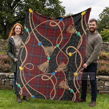 McClure Scottish Tartan Twisted Ropes Stylized Blanket - Tartan Vibes Clothing