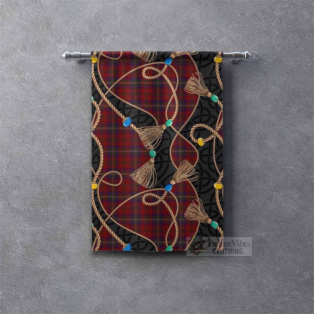 McClure Scottish Tartan Twisted Ropes Stylized Gonfalon Rectangle - Tartan Vibes Clothing