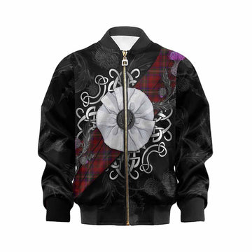 McClure Tartan Kid Bomber Jacket Jacobite White Rose Kid XS - Tartan Vibes Clothing