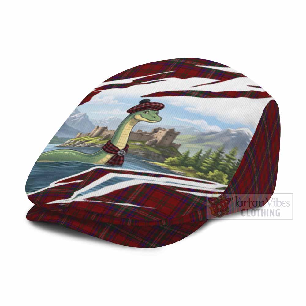 McClure Tartan Loch Ness Monster Scottish Heritage Art Flat Cap, Jeff Cap