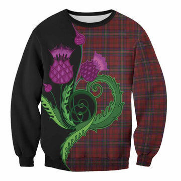 McClure Tartan Sweatshirt Traditional Scottish Thistle