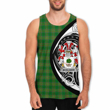 McCluskie Irish Clan Men's Tank Top Celtic Circle Style