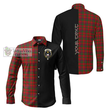 McColl Tartan Long Sleeve Button Shirt with Family Crest and Half Of Me Style Men's Shirt S - Tartanvibesclothing Shop