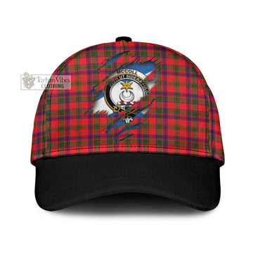 Tartan Vibes Clothing McColl Modern Tartan Classic Cap with Family Crest In Me Style