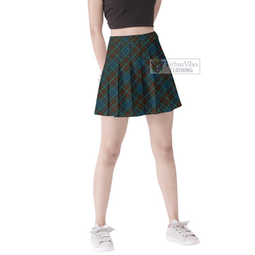McConnell Tartan Women's Plated Mini Skirt Cross Style Female - Tartan Vibes Clothing
