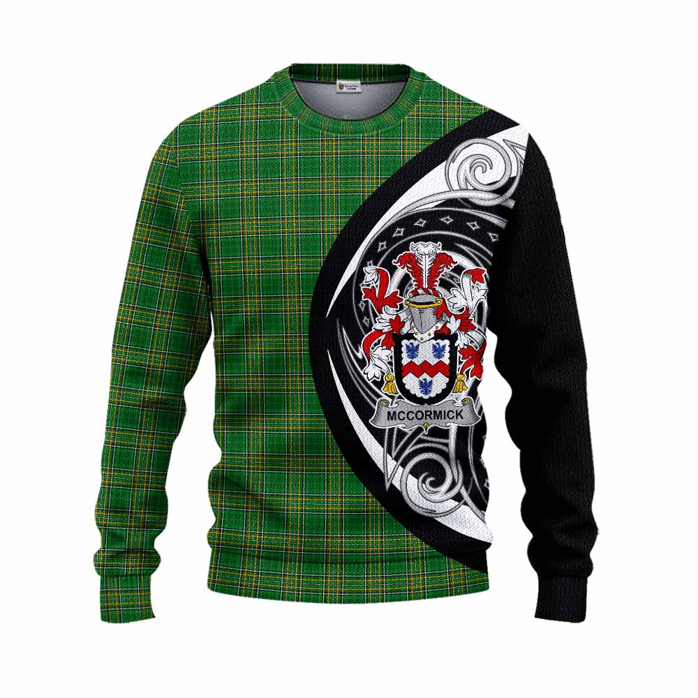 Tartan Vibes Clothing McCormick Irish Clan Knitted Sweater Celtic Circle Style