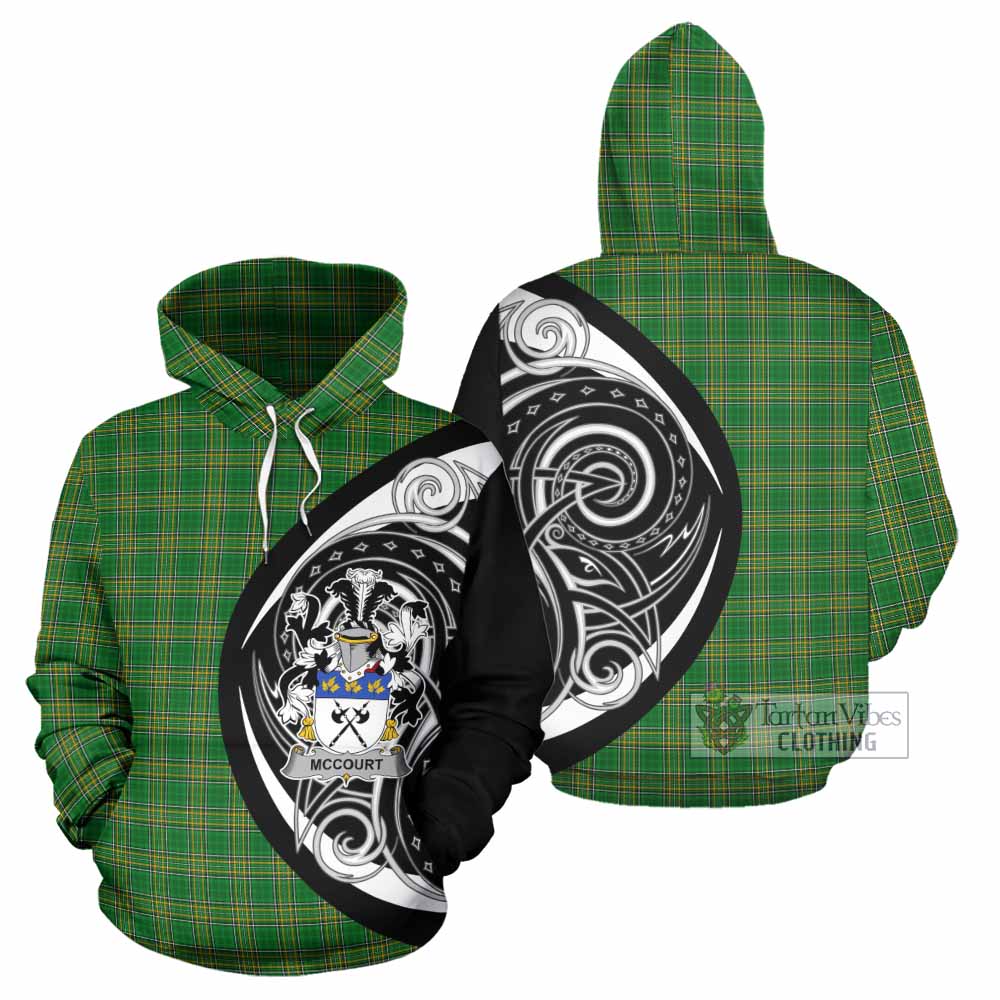 Tartan Vibes Clothing McCourt Irish Clan Hoodie Celtic Circle Style
