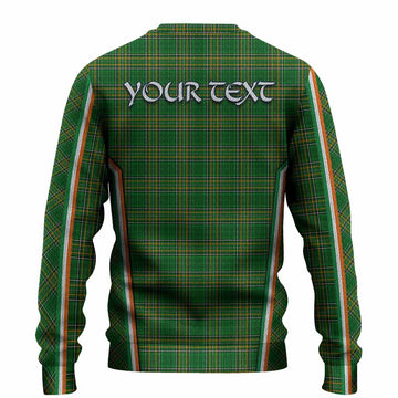 McCourt Irish Clan Coat of Arm Tartan Knitted Sweater Flag Style