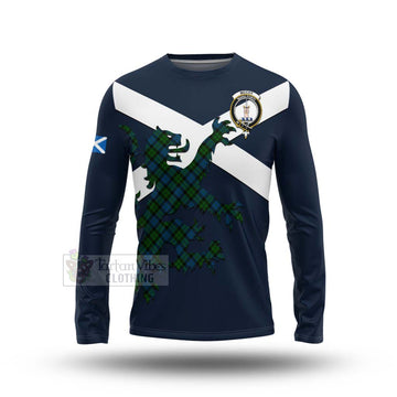 McCoy Tartan Lion Rampant Long Sleeve T-Shirt Proudly Display Your Heritage with Alba Gu Brath and Clan Name Unisex - Tartan Vibes Clothing