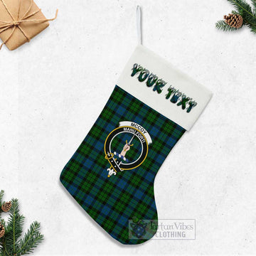 McCoy Tartan Family Crest Christmas Stocking with Personalized Text - Tartan Vibes Clothing