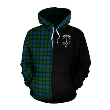 McCoy Tartan Cotton Hoodie with Family Crest and Half Of Me Style Pullover Hoodie XS - Tartan Vibes Clothing