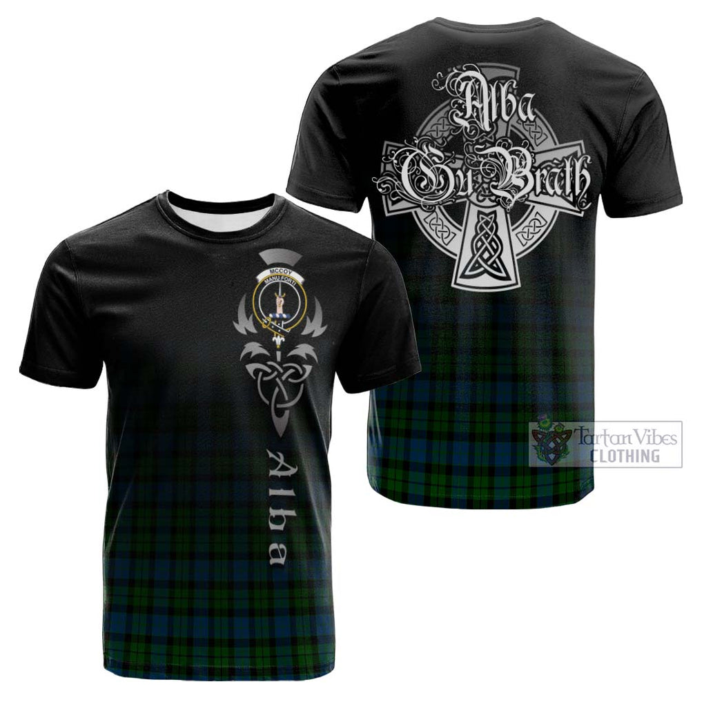 McCoy Tartan Cotton T-shirt Featuring Alba Gu Brath Family Crest Celtic Inspired Kid's Shirt - Tartan Vibes Clothing