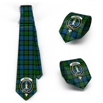 McCoy Tartan Classic Necktie with Family Crest Necktie One Size - Tartan Vibes Clothing