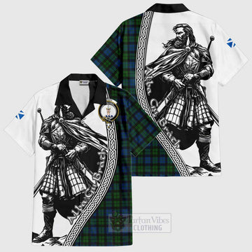 McCoy Tartan Clan Crest Hawaiian Shirt with Highlander Warrior Celtic Style Kid - Tartan Vibes Clothing