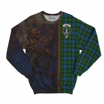 McCoy Tartan Family Crest Sweatshirt Alba Gu Brath Be Brave Lion Ancient Style Unisex - Tartan Vibes Clothing