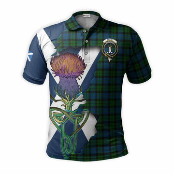 McCoy Tartan Family Crest Polo Shirt Scottish Thistle Celtic Inspired Kid - Tartan Vibes Clothing