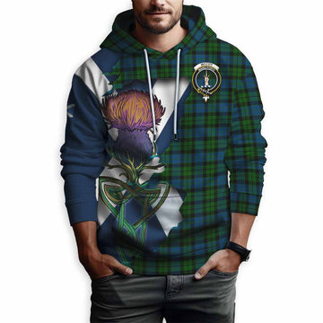 McCoy Tartan Family Crest Hoodie Scottish Thistle Celtic Inspired Pullover Hoodie - Tartan Vibes Clothing