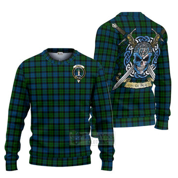 McCoy Tartan Ugly Sweater with Family Crest Celtic Skull Style Unisex - Tartan Vibes Clothing