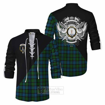McCoy Tartan Ghillie Kilt Shirt with Family Crest and Military Logo Style Men - Tartan Vibes Clothing