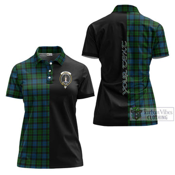 McCoy Tartan Women's Polo Shirt with Family Crest and Half Of Me Style Women - Tartan Vibes Clothing