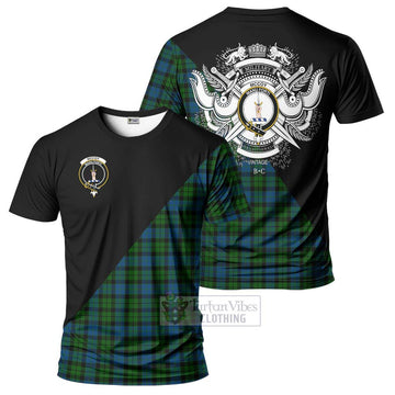 McCoy Tartan T-Shirt with Family Crest and Military Logo Style Kid's Shirt - Tartan Vibes Clothing