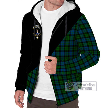 McCoy Tartan Sherpa Hoodie with Family Crest and Military Logo Style Unisex S - Tartan Vibes Clothing