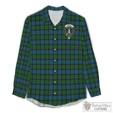 McCoy Tartan Womens Casual Shirt with Family Crest