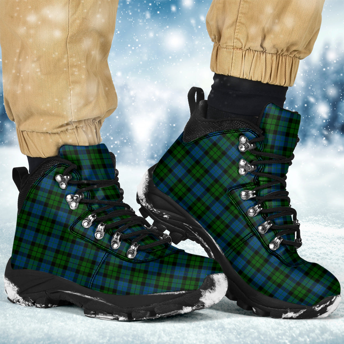 McCoy Tartan Alpine Boots Men's Boots - Tartan Vibes Clothing