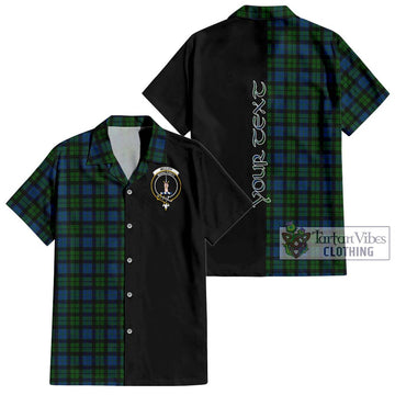 McCoy Tartan Hawaiian Shirt with Family Crest and Half Of Me Style Kid - Tartan Vibes Clothing